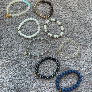 Erimish stackable bracelets.